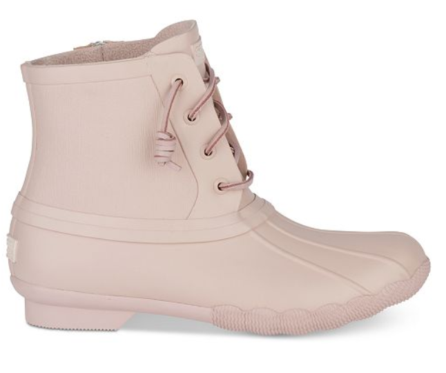 sperry rose dust duck boots